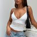 Diyun Cross-Border Foreign Trade 2025 Spring/Summer European And American Sexy Y2K Lace Patchwork Hollow Out Halter Neck_ecoleips.com