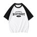 Women's Short Sleeve T-Shirt Pure Cotton off the Shoulder Top Unique Design American High Street Trendy Brand New Summer Style_ecoleips.com