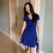 AC324 Autumn New Short-Sleeve Elegant Dress Slim Fit Concealing Belly Fashionable Casual Mid-Length A-Line Skirt_ecoleips.com