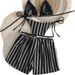 Women's 3 Piece Halter Neck Bikini Set with Mesh Cover-Up Sexy And Stylish Swimwear_ecoleips.com