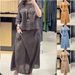 Women's Clothing Casual Solid Color Loose Skirt Two Piece Set_ecoleips.com