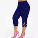 Women's Clothing Women's Solid Color High Waist Hip Lifting Hollow Large Size Pants Sports Yoga Leggings_ecoleips.com