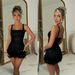 Fashion Women's Sequin Feather Suspender Dress New_ecoleips.com