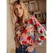 Year's Digital-Printed Women's Fashion Long-Sleeve Shirt Sells Well, Floral Top In Vibrant Colors_ecoleips.com