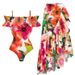 Women's Clothing Sexy One-piece Swimsuit Retro Swimsuit Chiffon Beach Dress Suit_ecoleips.com