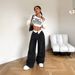 Trendy Low Waist Wide Leg Jeans For Women - Stretch Denim Pants With Sexy Loose Fit & Straight Cut_ecoleips.com