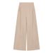 Women's High-Waisted Khaki Casual Pants Lazy Style Slimming Loose Wide Leg Floor-Length Pants Perfect for Summer_ecoleips.com