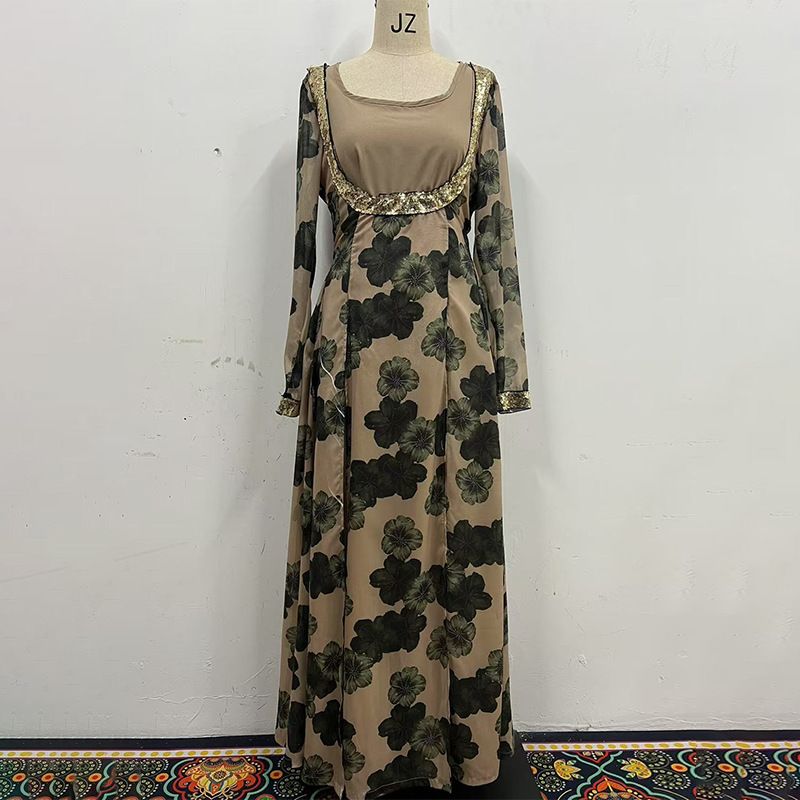 Women's Backless Halter Maxi Dress – Sleeveless High-Slit Polyester Dress With Flounce Hem (Breathable Summer Dress, S-3xl, Streetwear Elegance)_ecoleips.com