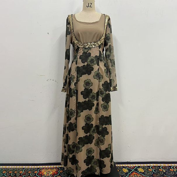 Women's Backless Halter Maxi Dress – Sleeveless High-Slit Polyester Dress With Flounce Hem (Breathable Summer Dress, S-3xl, Streetwear Elegance)_ecoleips.com