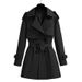 Short Trench Coat For Women Pite Mid-Length British Style Elegant Slimming 2025 Spring Autumn New High-End Casual_ecoleips.com