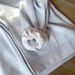 Blue Snowflake Embroidered High-end Cardigan Hooded Sweatshirt For Women, Autumn And Winter, Fleece-lined, Thickened,_ecoleips.com