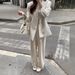 ng2510292 Korean Chic 2026 Spring New High-end French Retro Simple Loose Casual Commuter Blazer_ecoleips.com