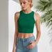 European And American Style 2025 Summer New Fashion Cross-border Women's Clothing Sexy Slim Cotton Ribbed Crop Top_ecoleips.com