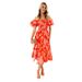 2026 Summer Foreign Trade Cross-Border European And American Women's Clothing Off-Shoulder Chiffon Puff Sleeve_ecoleips.com
