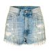 Women's Clothing Nightclub Tassels Showing Wide Legs, High Waist, Heavy Industry, Trendy Diamond Chain Denim Shorts For Women_ecoleips.com