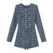 French-Inspired Jumpsuit For Women, Elegant Stretch High-Waist Palazzo Pants, Long Sleeve Bodycon Romper (XS-L)_ecoleips.com