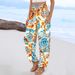 Women's Clothing New Spring And Summer Women's Loose High Waist Printed Casual Trousers For Women_ecoleips.com