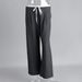 Women's Clothing Spring New Two Piece Lace Up Design Trousers Commuting Suit Trousers Women_ecoleips.com