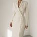 Women's Clothing Solid Color Long Sleeve Button Jacket Skirt Fashion Suit_ecoleips.com
