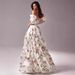 K New Women's Off-Shoulder Fashion Ethereal Long-Line Evening Gown Dress_ecoleips.com