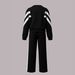 Women's Patchwork Fleece Lined Coat & High Waisted Straight Leg Trousers Set Winter Casual Two Piece Outfit_ecoleips.com