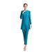 Women’s Clothing Conservative swimwear, printed swimsuit, beachwear, three piece suit_ecoleips.com