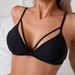 Women's Sexy Solid Color Bikini Top - High Elasticity, Comfortable & Stylish Swimwear For Beach & Pool_ecoleips.com