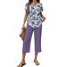New Women's 3D Digital Tie Dye Print Set Short Sleeve Loose Fit Casual And Stylish Style_ecoleips.com