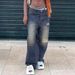 Women's Clothing Retro Street Style Ripped Jeans For Women, Summer New Style, High Waisted, Slimming, Thin Wide Leg Pants._ecoleips.com