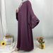Luxury Rhinestone Muslim Abaya, New Elegant Long Sleeved Cardigan_ecoleips.com
