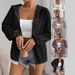 Women's Lightweight Hooded Zip-Up Jacket - Breathable Sun Protection Outerwear With Relaxed Fit, Available In Black, White, Gray & Lavender_ecoleips.com