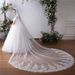 Large Train Ivory Pure White 3.5m Long Lace Flower Bridal X49 New Four Seasons Red Diamond Veil_ecoleips.com