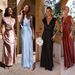 Women's new satin solid color V-neck sexy fishtail skirt wedding party long dress dress_ecoleips.com