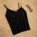 Lace Camisole With Chest Pads, Slim Fit, Fleece Lined, Anti-Exposure, Sexy Pure Desire Style, Internet Celebrity Top For_ecoleips.com