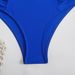 Women's Clothing New Halter Neck Printed Lace Up Split Swimsuit Ladies Sexy Bikini Beach Set_ecoleips.com
