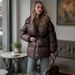 Drawstring Cotton Clothes Winter New Hooded Zipper Cotton Clothes Comfortable Warm Cotton Clothes Jacket_ecoleips.com