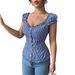 DiYun European And American Elegant Versatile Striped Cardigan Top Shirt Women's Clothing 2025_ecoleips.com