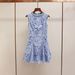 SP Home Women's French Lace Sleeveless Dress - Elegant Round Neck Floral Design, Spring Summer Dress_ecoleips.com