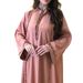 Women's Clothing XQY500062 jalabiya diamond ribbon loose big swing skirt musilm robe female_ecoleips.com