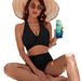 Verve 2024 Sexy Multicolor Swimsuit Women's Bikini High Waist Swimwear Bikini——Y006_ecoleips.com