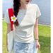 High Quality Plus Size Women's Cotton T-Shirt Short Sleeve Loose Fit Slim Fit High End Top For Spring And Summer_ecoleips.com