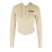 AC746 Women's Tight-Fitting Yoga Fitness Sports Top, Autumn/Winter Running Long-Sleeve Hooded Zipper Comfortable Jacket_ecoleips.com