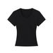 ng2510292 In-stock American-style U-neck Short-sleeve T-shirt, Made Of Cotton Nylon, Skin-friendly, Soft And Slim-fitting, With A_ecoleips.com