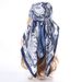 Women's Silk Scarf 90cm Satin Imitation Large Square Neckerchief Shawl New Style Muslim Fashion_ecoleips.com