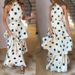 Comfortable Elegant Polka Dot Print Halter Neck Sleeveless Top And Cake Skirt Set for Women European American Style 2026 Foreign Trade_ecoleips.com
