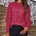 Women's Loose Fit Long Sleeve Round Neck Sequin Tunic Top – Casual Glitter Tee For Office Or Daily Wear 2026_ecoleips.com
