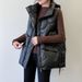 Down Cotton Vest Women's Fashion Trend Outwear Foreign Style 2023 Winter New Style Horse Jacket Bright Face Wash Free_ecoleips.com