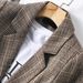 Plaid Small Suit Women's Spring And Autumn New Loose Casual Suit Jacket Women_ecoleips.com