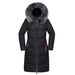 Women's Clothing New Cotton Padded Jacket For Women Long Styledown Cotton Jacket Thickened Over The Knee Fur Collar Cotton Jacket Soft Winter Coat_ecoleips.com