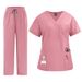 Women's Clothing Washing Clothes Suit Short T Nurse Clothes Surgical Clothes Work Clothes_ecoleips.com
